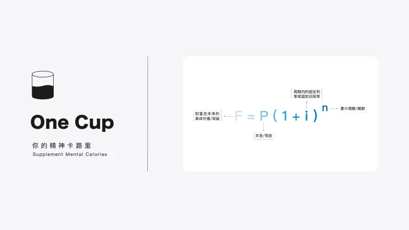 复利效应思维模型-OneCup